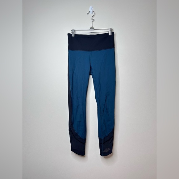 Lululemon Ready Set Go 7/8 Tight with Mesh Cutout 25" Submarine Black Size 6 - Picture 2 of 11